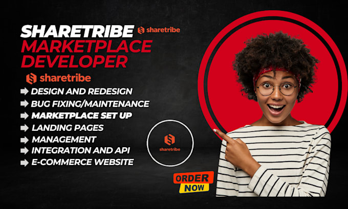 Gig Preview - Set up sharetribe marketplace, mvp sharetribe developer landing page website