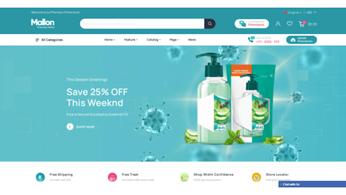 Bestseller - build medical shopify store healthcare website home care, dental accessories