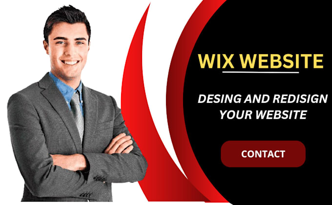 Gig Preview - Design and redesign professional business website on wix