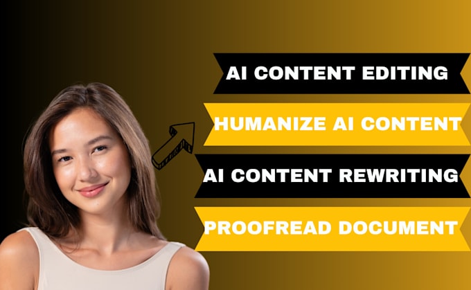 Gig Preview - Detect edit and humanize ai generated content and plagiarism free