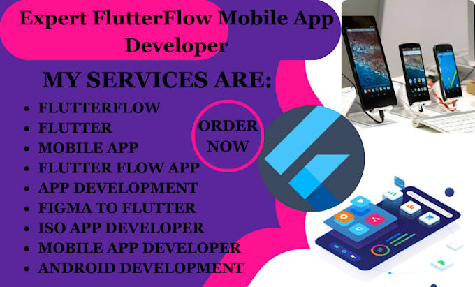 Gig Preview - Be your flutterflow, flutterflow mobile app developer, flutterflow app developer