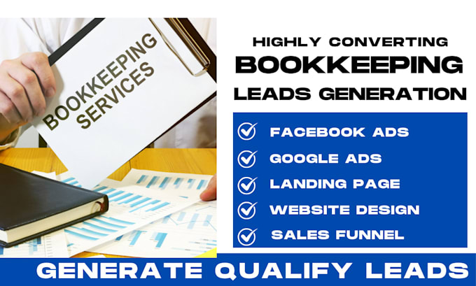 Gig Preview - Bookkeeping leads accounting leads accounting website bookkeeping website