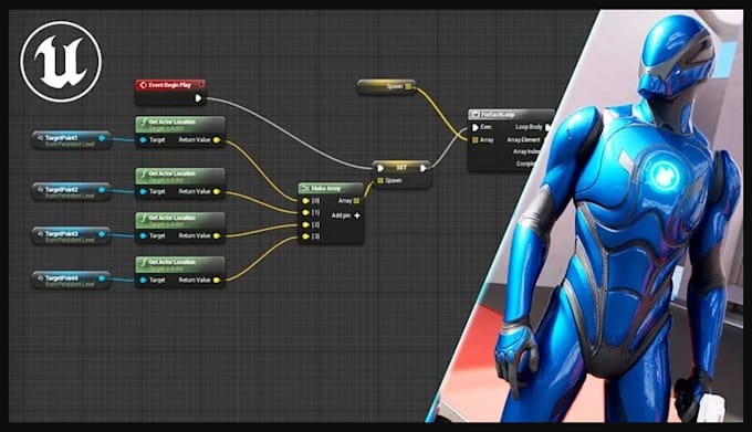 Gig Preview - Blueprint game for you in unreal engine, unreal engine 5