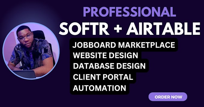 Bestseller - design your portal by using nocode tools softr, airtable database, automation