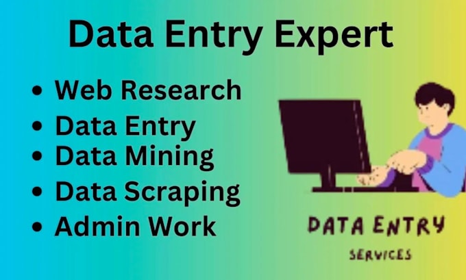 Bestseller - do your data entry, copy paste, typing, mining, typing jobs pdf to excel