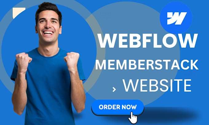 Gig Preview - Create webflow memberstack memberspace, webflow membership subscription website