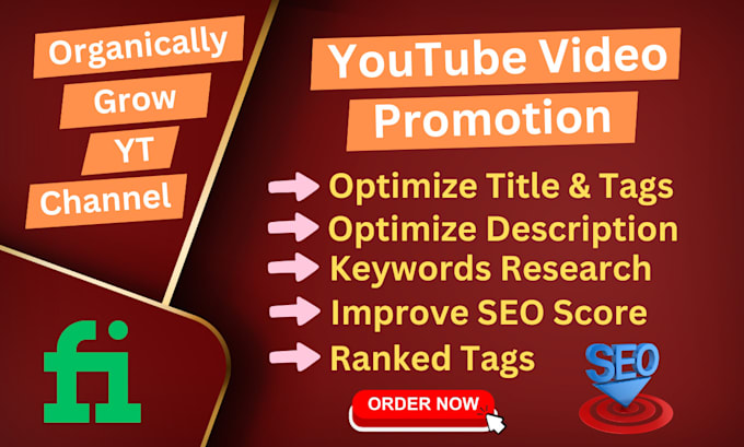 Gig Preview - Optimize your youtube videos SEO perfectly