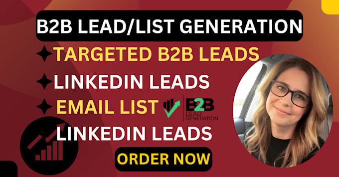 Gig Preview - Build a valid b2b email list or lead for effective email marketing