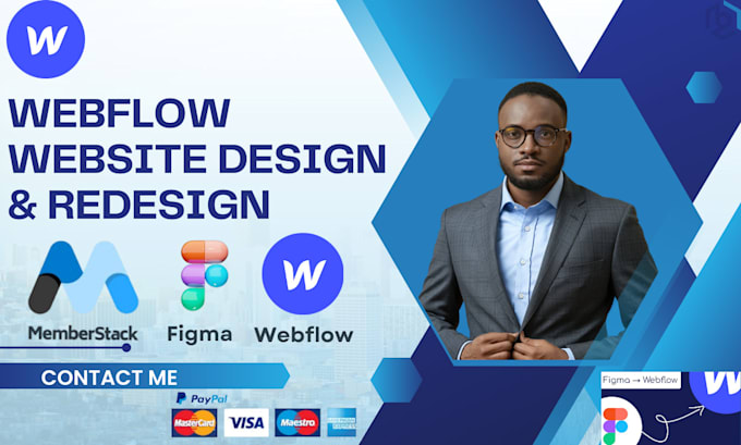 Gig Preview - Design webflow redesign webflow fix webflow figma to webflow webflow memberstack