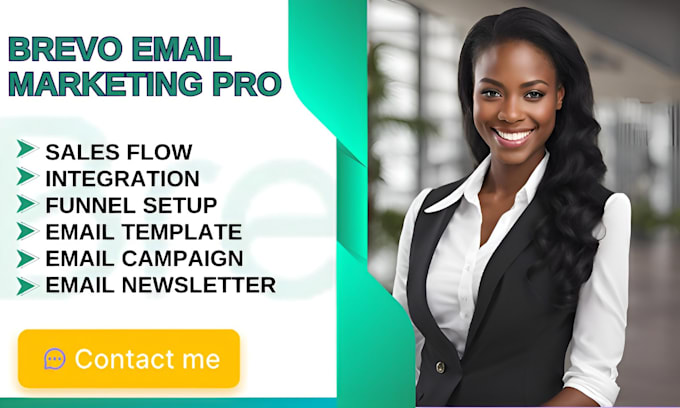 Gig Preview - Design brevo, bravo email newsletter, brevo campaign, mailchimp email template