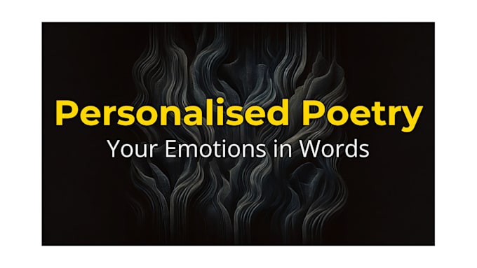 Bestseller - write soulful, personalised poetry