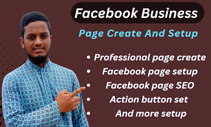 Gig Preview - Do professionally facebook business page create and setup