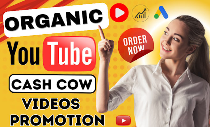 Gig Preview - Do organic youtube video and channel promotion with google ads