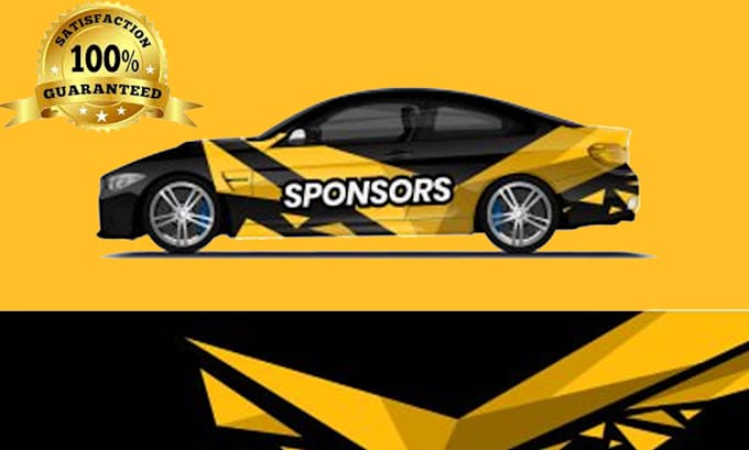 Gig Preview - Do professional racing car wrap design ,vehicle wrap, bus wrap, truck wrap