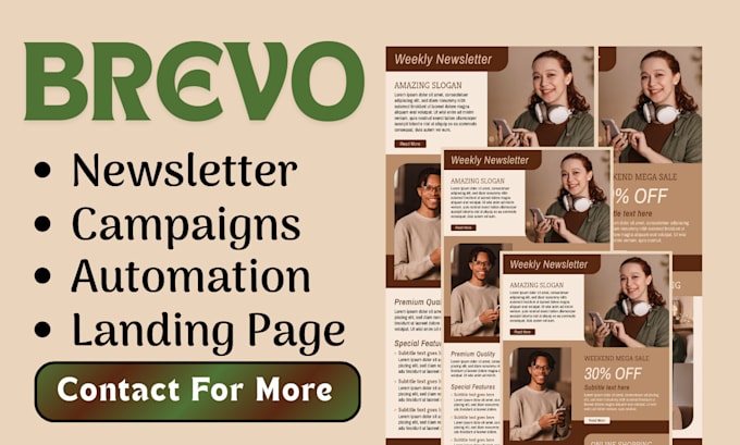 Gig Preview - Brevo expert brevo automation brevo template design bravo help setup brevo form