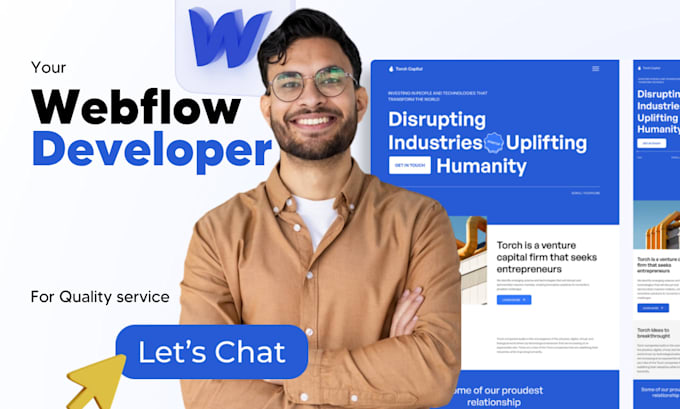 Gig Preview - Webflow cms responsive design and development