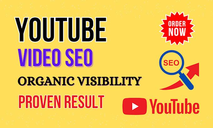 Bestseller - youtube video SEO for organic visibility and channel growth