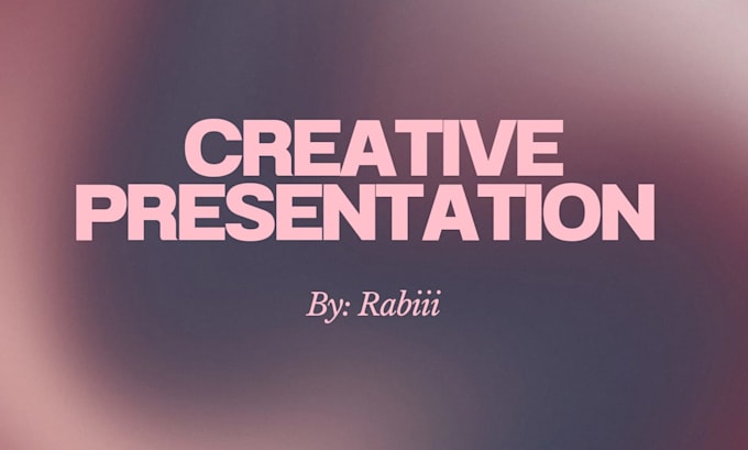 Gig Preview - Create effective animated canva presentation design