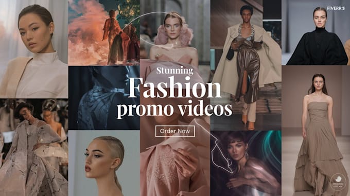 Gig Preview - Create professional fashion promo video