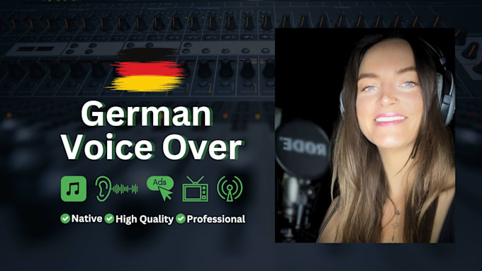 Bestseller - record my friendly german voice to enhance your project