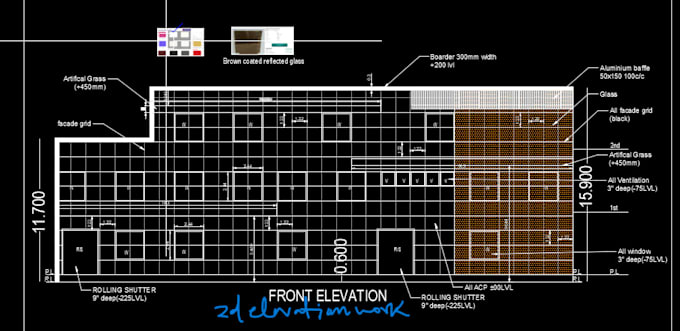 Gig Preview - Convert your handsketch into 2d autocad drawings