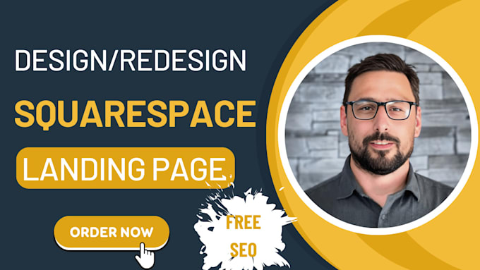 Gig Preview - Design or redesign responsive and high converting squarespace landing page