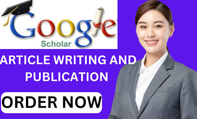 Gig Preview - Publish your research articles in a peer reviewed google scholar indexed journal