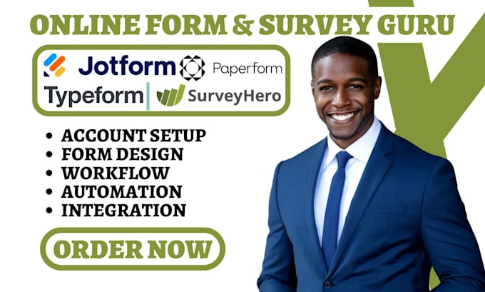 Gig Preview - Create formbakery surveyhero form paperform outgrow gravityform jotform typeform