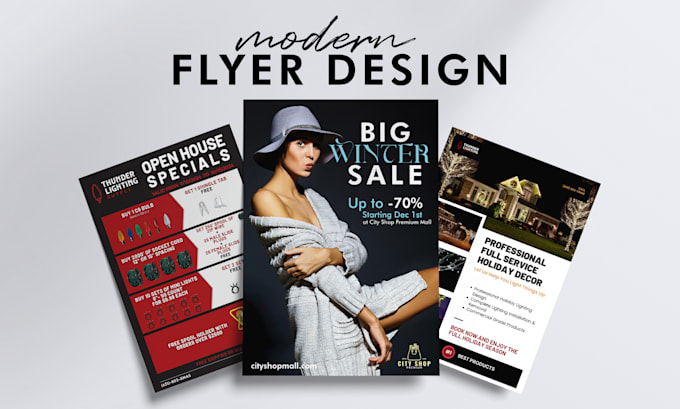 Gig Preview - Design professional and modern flyer or brochure