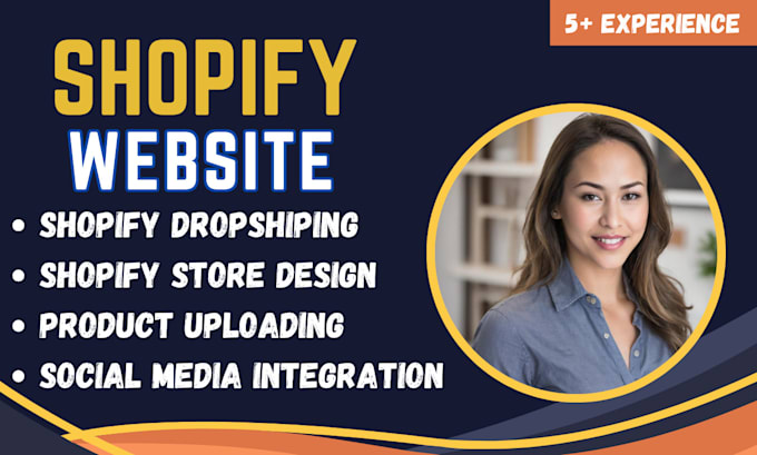 Gig Preview - Shopify store design shopify store redesign shopify website shopify store design