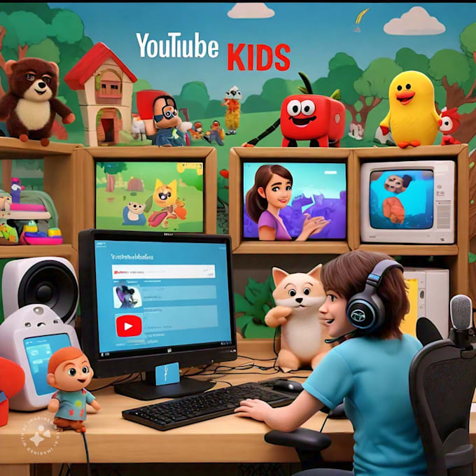 Gig Preview - Do organic USA kids youtube video promotion kids channel monetization