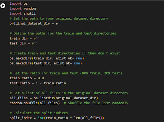 Gig Preview - Train data for a custom model of your choice