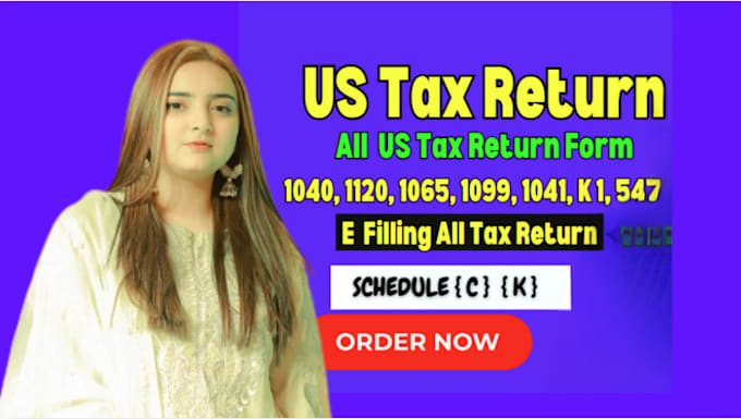 Bestseller - prepare USA tax return, 1040, 1120, 1065 and e filling tax return