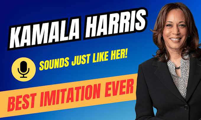 Gig Preview - Record a kamala harris impersonation audio voice over