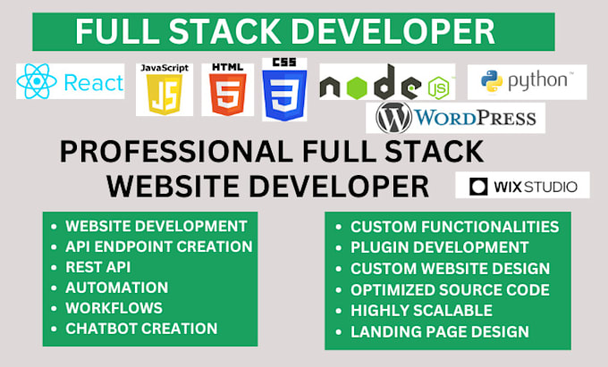 Bestseller - develop custom website with wordpress wix studio react angular python nodejs css