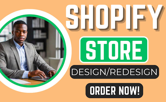 Gig Preview - Shopify website shopify store design shopify store design shopify store redesign