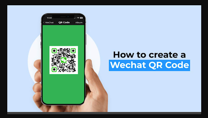 Gig Preview - Assistance wechat qr code scanning for new user registration and assistance