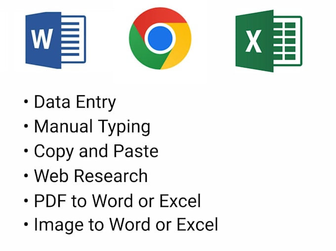 Gig Preview - Do virtual assintant, data entry