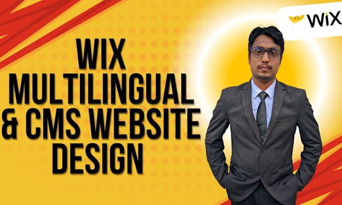 Gig Preview - Wix multilingual setup and wix cms website design