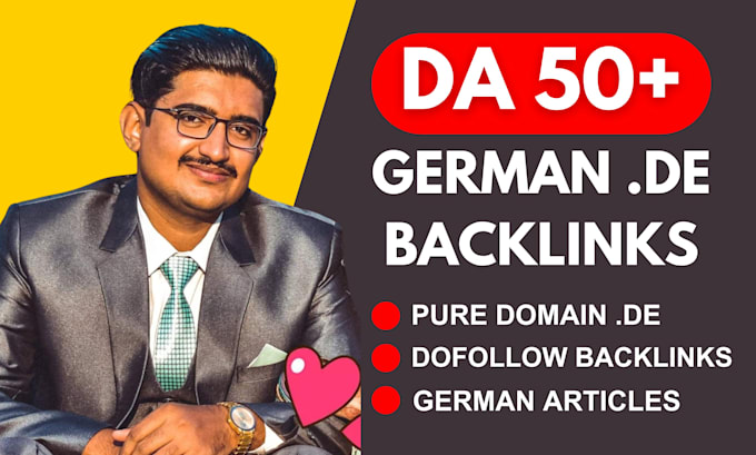 Gig Preview - Write and publish german guest post with dofollow german backlinks