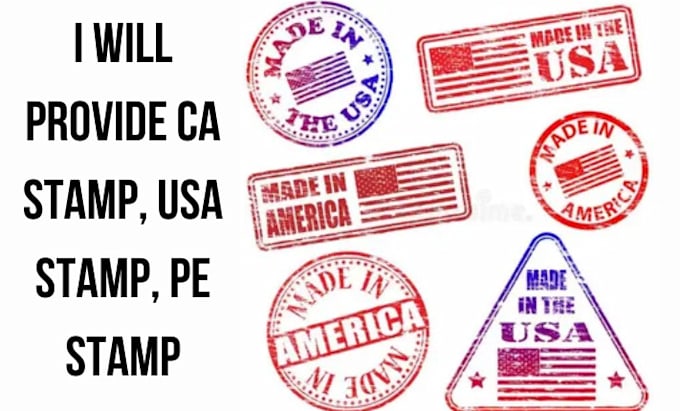 Gig Preview - Provide ca stamp, usa stamp, pe stamp