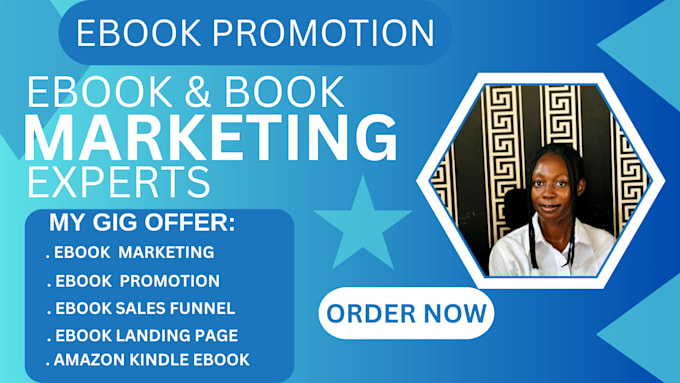 Gig Preview - Do ebook promotion book promotion kdp amazon shopify etsy