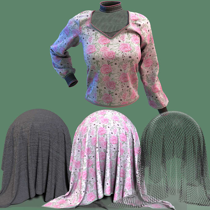 Gig Preview - Create realistic 3d cloth animations,fascinating  design and 3d clothing