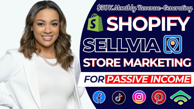 Gig Preview - Do complete shopify marketing,sales funnel,fb ads,tik tok shop,sellvia marketing