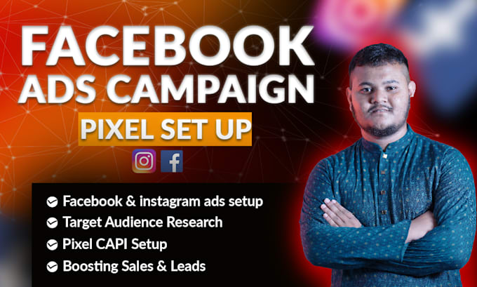 Gig Preview - Be provide facebook instagram ads campaign setup and manage