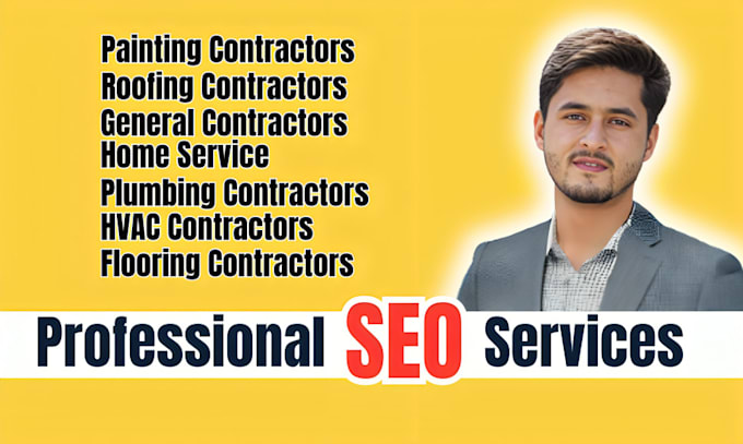 Gig Preview - Seo for hvac painting roofing flooring electrical plumbing contractors business