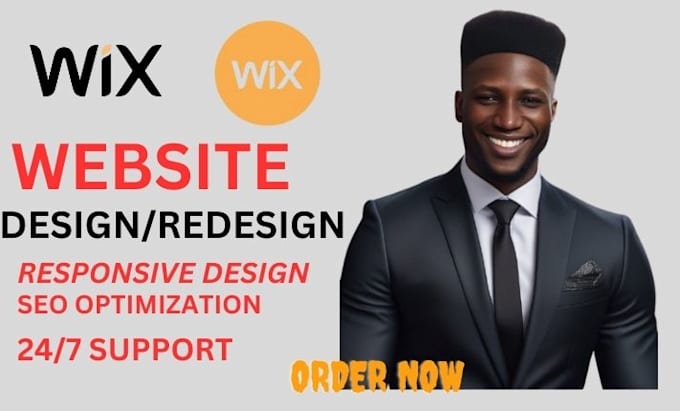 Bestseller - create wix website design or wix website redesign or wix website development