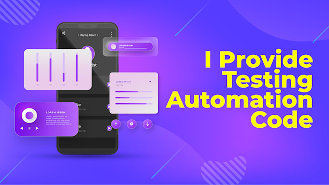 Gig Preview - Provide automation testing code and perform manual QA