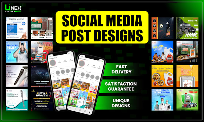 Gig Preview - Do amazing and attracive social media post design for you