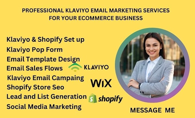 Gig Preview - Klaviyo email marketing flows, campaign for ecommerce business